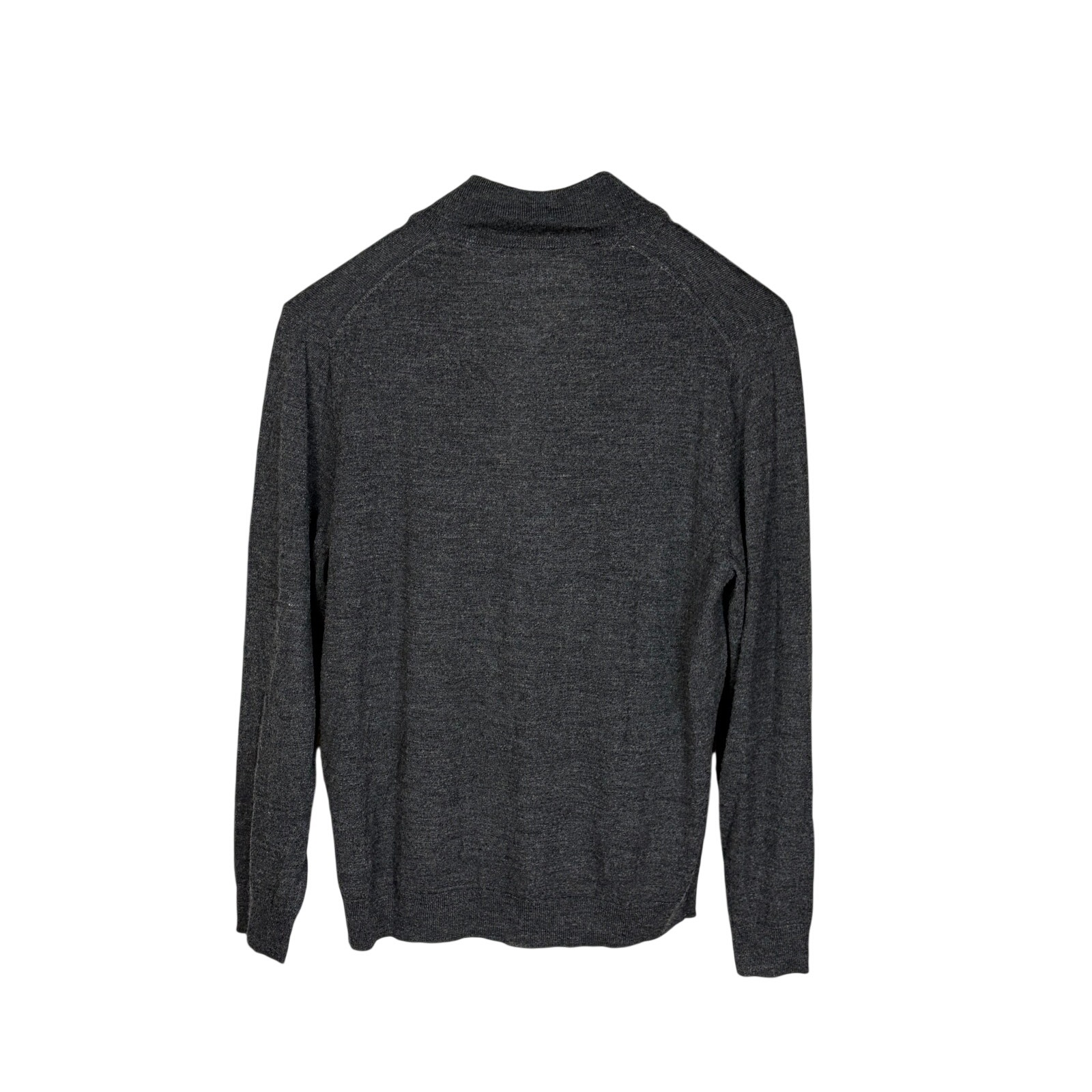 Club Room Grey Merino Wool Blend Full Zip Sweater Mens L Nwt — image 3 of 8